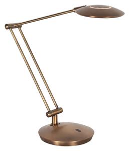 Steinhauer LED настолна лампа Zenith 2, бронз, CCT, дистанционно управление, Затъмняване, Бронзов / античен месинг, кабинет / офис, Метал, Модерен