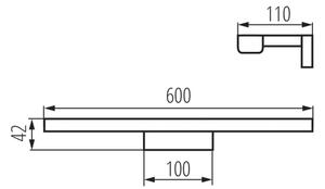 Kanlux 26687 - LED Лампа за огледало в баня ASTEN LED/12W/230V IP44 бял