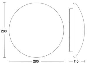 STEINEL 56032 - LED Лампа за баня със сензор LED/9,5W/230V IP54