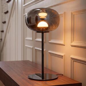 OSRAM LED настолна лампа Decor Satellite, сива, височина 32 см, CCT с, Затъмняване, Сив, Дневна/трапезария, Стъкло, Модерен