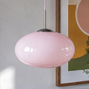 OSRAM Висяща лампа Decor Forma, розово/хром, Ø 31 см, стъкло, Затъмняване, Розов / Розе, Дневна/трапезария, Стъкло, Модерен