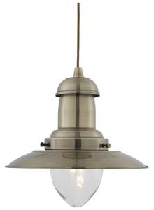 Searchlight 4301AB - Полилей на кабел FISHERMAN 1xE27/60W/230V месинг