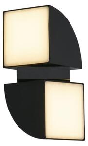 Searchlight 36150BK - LED външно стенно осветително тяло DAKOTA 2xLED/4W/230V IP44