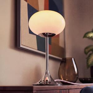 OSRAM Настолна лампа Decor Forma, розово/хром, височина 44 см, стъкло, Затъмняване, Розов / Розе, Дневна/трапезария, Метал, Модерен