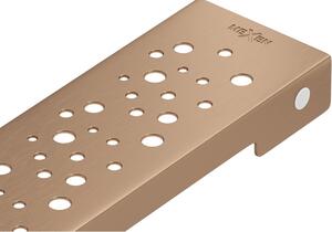 Mexen Flat M12 капак за линеен сифон 80 см, четкана мед - 1C21080