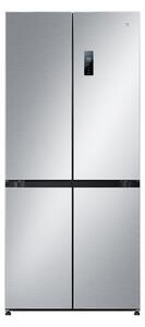 Хладилник с фризер Xiaomi Mijia Cross Door, клас E, 502 л. общ обем, свободностоящ, 305 kWh/годишно, Ag+ Fresh, No Frost, управление с гласови асистенти Google и Alexa, сребрист