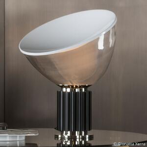 FLOS Настолна лампа Taccia, черна, Затъмняване, Черен, Дневна/трапезария, Метал, Дизайн