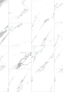 Mexen Glacier White винилни панели 610 x 305 мм LVT Dryback 2,5 мм, подложка, 4 V-фуга, Jazz White