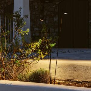 Vibia LED улични лампи Brisa, 3-лампови, кафяви, Кафяв / ръждив, Пластмаса, Дизайн