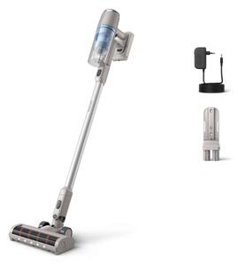 Прахосмукачка Philips XC2011/01, вертикална/ръчна, безжична, до 40 минути време на работа, 3-степенна филтрация, 2 режима, PowerCyclone 7 технология, бежова