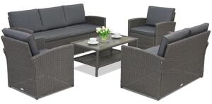 Градински мебели Monaco Coffee 7 Garden Point антрацит