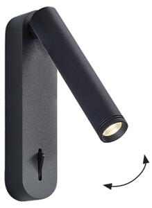 LED стенен спот ABRIEL LED/6W/230V черен