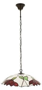 Endon 112246 - Полилей на верига Tiffany BOTANICA 1xE27/60W/230V, диаметър 45 см