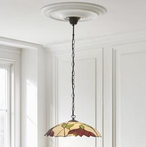 Endon 112246 - Полилей на верига Tiffany BOTANICA 1xE27/60W/230V, диаметър 45 см