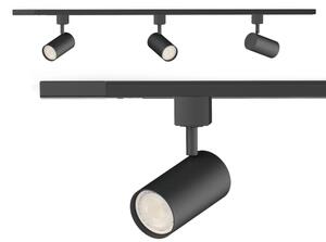 Philips - Точково осветително тяло за шинна система EASYLINK 3xGU10/7W/230V 1m черно