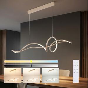 Brilagi - LED полилей на кабел с димер SIGNATURE LED/55W/230V 120x23 cm бежов + дистанционно управление
