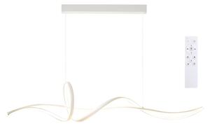 Brilagi - LED димируем полилей на кабел SIGNATURE LED/55W/230V 120x23 cm бял + дистанционно управление