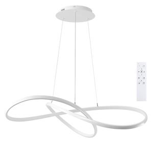Brilagi - Димируем LED полилей на кабел INFINITY LED/80W/230V 80x80 cm бял + дистанционно
