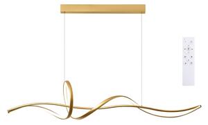 Brilagi - LED димируем полилей на кабел SIGNATURE LED/55W/230V 120x23 cm златен + с дистанционно управление