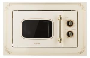 Klarstein Victoria 20 микровълнова печка за вграждане 20 л 800 W грил: 1000 W слонова кост