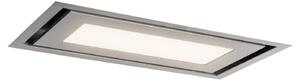 Klarstein Remy Brilliant Edition, островен абсорбатор, 90 см, 618 м³ / ч, EEK A, LED, стъкло, неръждаема стомана