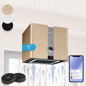 Klarstein Futurelight Smart, Островен абсорбатор, Рециркулация, 420m³/h, LED, неръждаема стомана