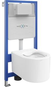Mexen Sofia скрит комплект WC Fenix Slim с тоалетна чиния, бял гланц - 6103354XX00