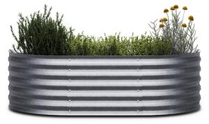 Blumfeldt High Grow Extended, повдигната леха, 150x43x60 cm, изработена от вълнообразна стоманена ламарина, лесна за сглобяване, устойчива на ръжда и замръзване