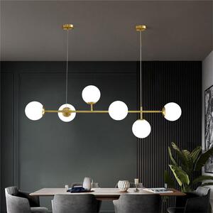 Таванна лампа bemfy led златиста метална 120x15x15см
