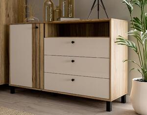 Скрин Killarney - 42 х 138.1 х 87 cm, бежов / кафяв
