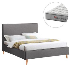 Двойно легло с матрак indra grey платов -- за матрак 160x200см