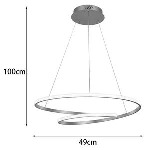 Плафон Rexon led златист метал d49x12см