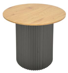 Помощна масичка DOVEL от мдф в цвят сонома-черен d50x45см