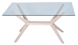 Трапезна маса TG-6865GB Milky White - 150 x 90 x 75 cm