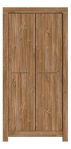 Гардероб German SZF2D/20/10 - 98 x 56 x 201 cm, дъб стърлинг