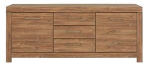 Шкаф German KOM2D3S/9/20 - 200 x 85 x 45 cm, дъб стърлинг