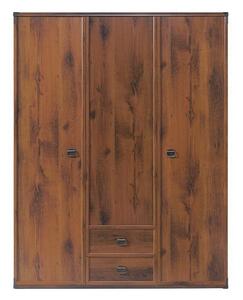 Гардероб Indiana JSZF3D2S - 150 x 57 x 195.5 cm, дъб шутер