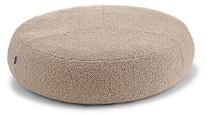 Бежово легло за куче от плат букле ø 70 cm Senso Pouffe Greige S/M – MiaCara