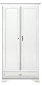 Гардероб Kentuki SZF2D1S - 99.5 x 61 x 210 cm, алпийско бяло