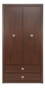 Гардероб Koen SZF2D2S - 103.5 х 200 х 56.5 cm, венге магия