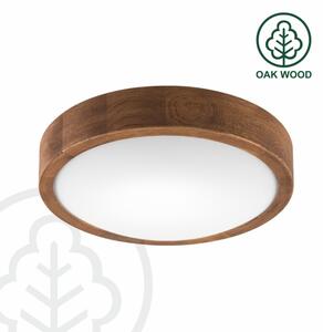 Brilagi - LED Плафониера CARVALHO SLIM 1xE27/60W/230V дъб череша Ø 27 см