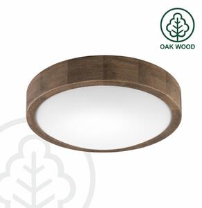 Brilagi - LED Плафониера CARVALHO SLIM 1xE27/60W/230V дъб Ø 27 см