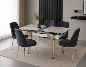 Трапезен комплект Galaxy grey - маса с 6 стола