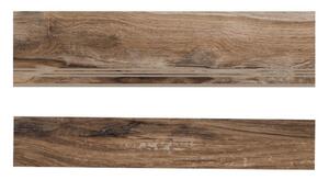 Стъпало от гранитогрес Cherry Wood Brown - стъпало 30 x 120 cm / чело 17 x 120 cm