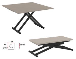 Маса с повдигащ механизъм Gliss - 140 - 180 x 80 x 75 cm, различни цветове