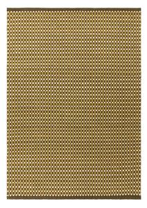 Ръчно изработен килим със смес от вълна в цвят каки 120x170 cm Ember – MADE