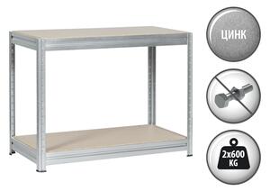 Метален стелаж MEGA 87x160x60 см, до 600 кг на рафт