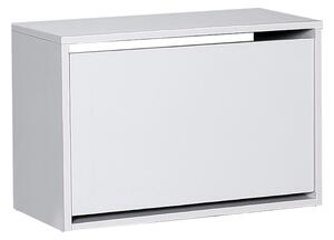 Стойка за обувки Step за 6 двойки в бял цвят 60x30x42см