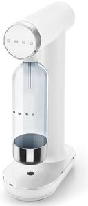 Машина за сода SMEG Collezione SKC01WHM, 800 мл, CO2, Предпазен клапан, Тавичка за отцеждане, Ръчна, Бял мат