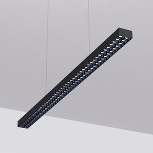 Arcchio LED висяща лампа за офис Jolinda, черна, 118cm, нагоре/надолу, Черен, кабинет / офис, Метал, Модерен